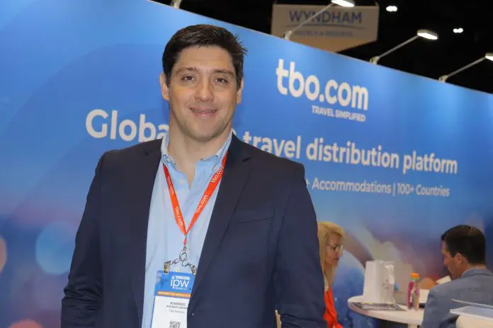 Rodrigo Sienra, gerente geral da TBO.com no Brasil. Crédito: Felipe Lima/Brasilturis Rodrigo Sienra, gerente geral da TBO.com no Brasil. Crédito: Felipe Lima/Brasilturis
