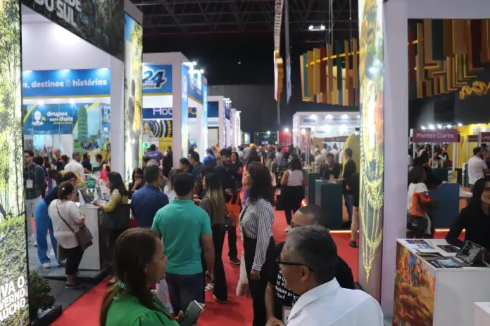 Feira conta com alta movimentação em seu primeiro dia. Crédito: Maurício Herschander/ Brasilturis Travel Next Minas