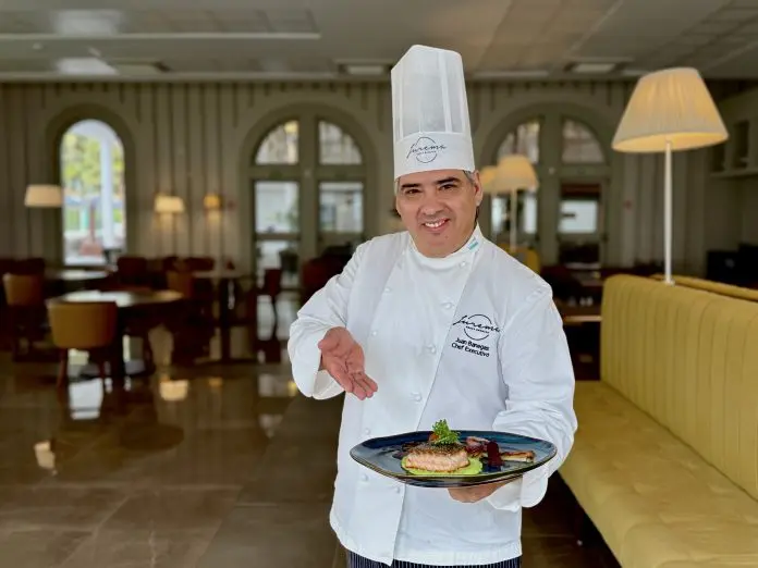 Chef Juan Banegas, de Jurema Águas Quentes. Crédito: Divulgação/Jurema Águas Quentes Chef Juan Banegas, de Jurema Águas Quentes. Crédito: Divulgação/Jurema Águas Quentes