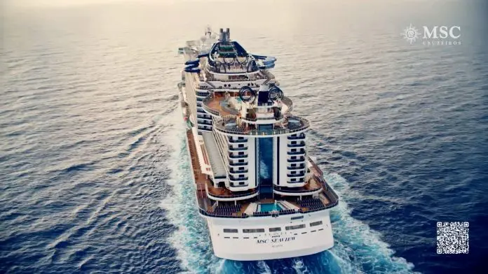 MSC Seaview. Crédito: Divulgação MSC Seaview. Crédito: Divulgação
