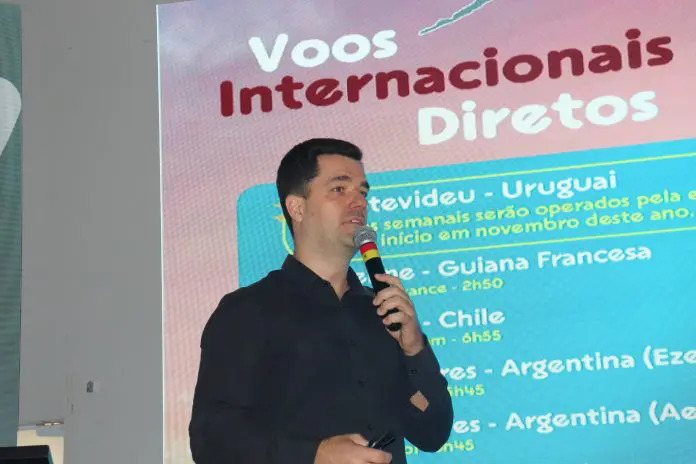 Rafael Bressani, da Setur-CE. Crédito: Maurício Herschander/ Brasilturis Ceará