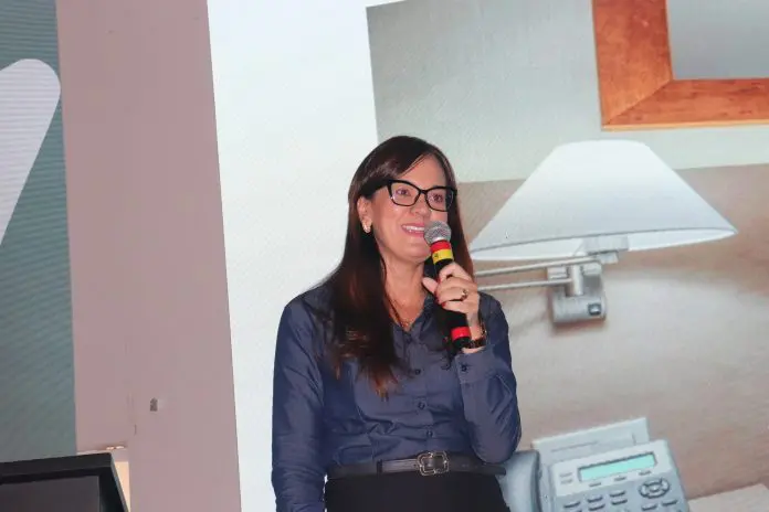 Jacquelinne Mesquita, gerente de Contas da Wyndham Hotéis e Resorts. Crédito: Maurício Herschander/ Brasilturis