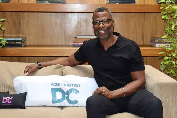 Elliott Ferguson, presidente e CEO da Destination DC, reforça a relevância do mercado brasileiro para a capital norte-americana. Crédito: Felipe Lima/Brasilturis