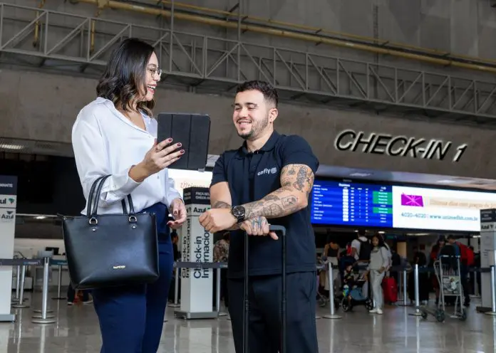 Com IOF e tarifaço americano, taxas altas freiam queda no preço de passagens corporativas, aponta levantamento da Onfly. Crédito: Divulgação Com IOF e tarifaço americano, taxas altas freiam queda no preço de passagens corporativas, aponta levantamento da Onfly. Crédito: Divulgação
