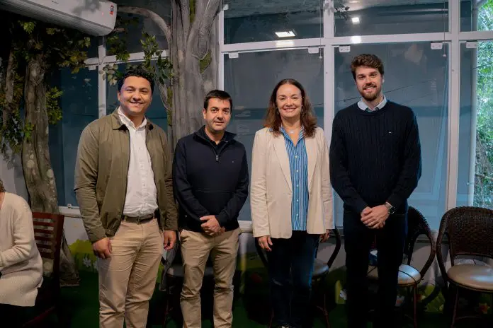 Yuri Benites- Pablo Morbis- Carolina Negri e Renato Fensterseifer Jr Sindepat