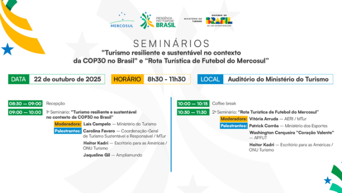 rota de futebol do Mercosul