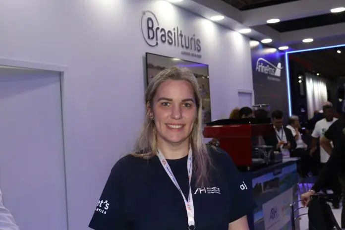 Itanajara Halinski, gerente regional de Mercado da Atlantica Hospitality. Crédito: Maurício Herschander/ Brasilturis Itanajara Halinski, gerente regional de Mercado da Atlantica Hospitality. Crédito: Maurício Herschander/ Brasilturis