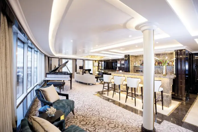 Parceria expande benefícios e serviços para hóspedes da Regent Suite. Crédito: Divulgação/Regent Seven Seas