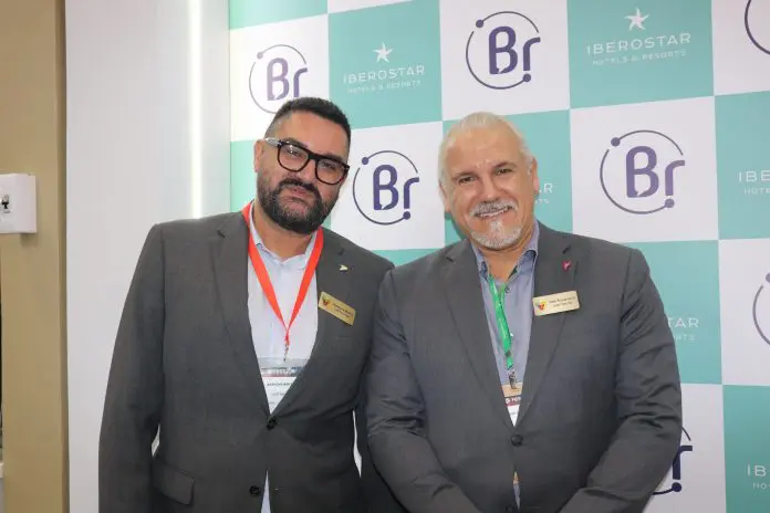 Anthony Briffa, e Jose Espartero Alonso, gerentes de Marketing do Visit Malta. Crédito: Maurício Herschander/ Brasilturis