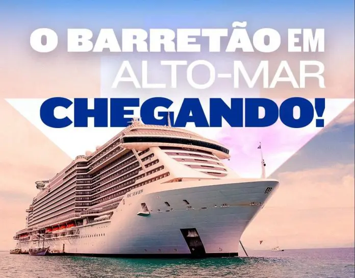 Navio Barretos 70 Anos esgota todas as cabines e inicia amanhã sua viagem histórica em alto-mar