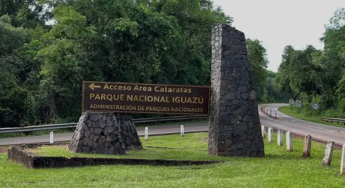 Portal de acesso à Área Cataratas do Parque Nacional Iguazú. Crédito: Reprodução/H2Foz