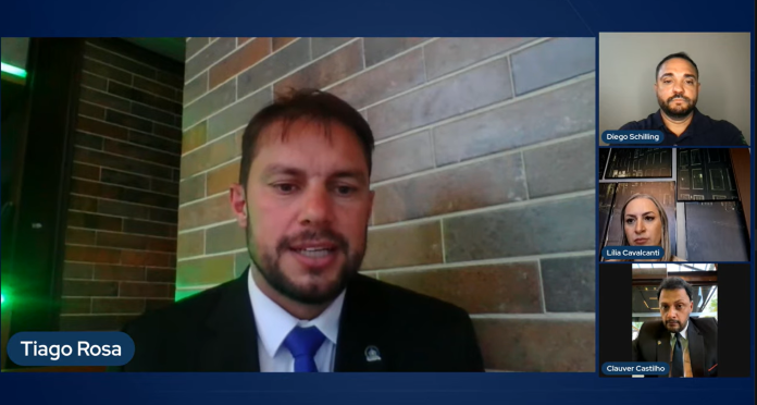 Executivos da SNA apresentaram proposta A aeronautas em live. Crédito: Reprodução/Youtube