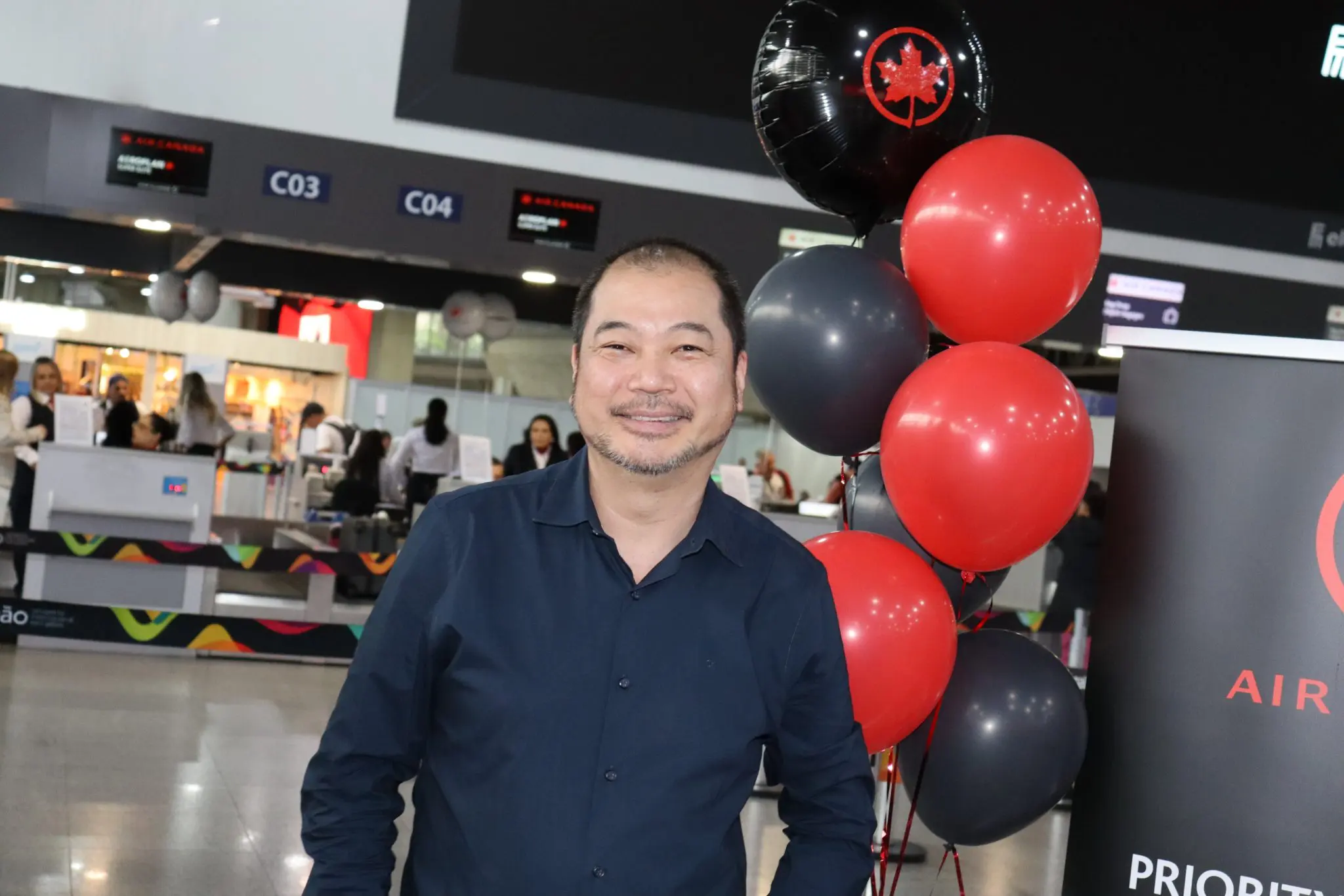 Giancarlo Takegawa, diretor geral da Air Canada no Brasil. Crédito: Felipe Lima/Brasilturis