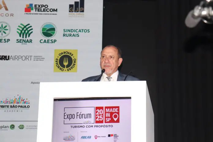 Toni Sando, presidente do Visite São Paulo Conventiom Bureau. Crédito: Maurício Herschander/ Brasilturis Toni Sando, presidente do Visite São Paulo Conventiom Bureau. Crédito: Maurício Herschander/ Brasilturis