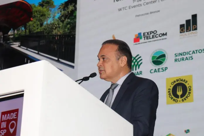 Roberto de Lucena, secretário de Turismo de São Paulo. Crédito: Maurício Herschander/ Brasilturis Roberto de Lucena, secretário de Turismo de São Paulo. Crédito: Maurício Herschander/ Brasilturis