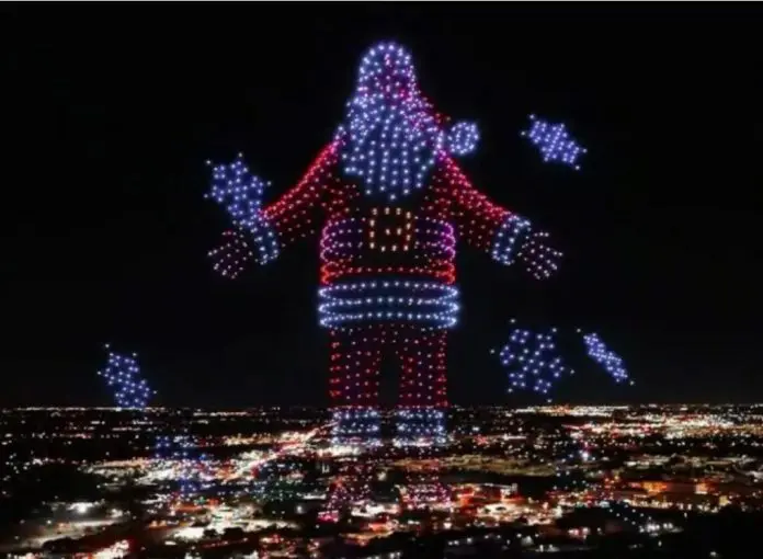 Show de drones (Foto Divulgação) Natal Luz Park Knorr