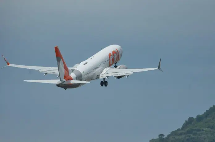 Boeing 737 MAX 8, da Gol. Crédito:: Divulgação/Gol Boeing 737 MAX 8, da Gol. Crédito:: Divulgação/Gol