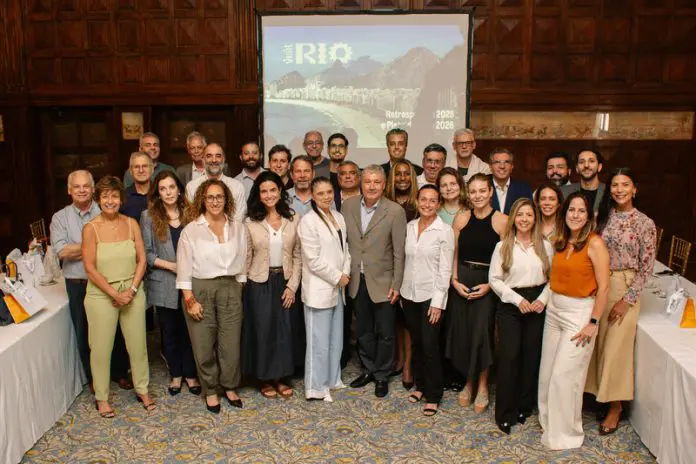 Visit Rio apresenta resultados históricos durante encontro no Copacabana Palace e projeta expansão do calendário de eventos para 2026. Crédito: Juliana Chalita Visit Rio apresenta resultados históricos durante encontro no Copacabana Palace e projeta expansão do calendário de eventos para 2026. Crédito: Juliana Chalita