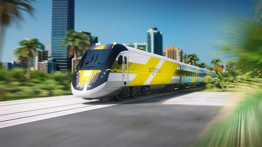 Orlando terá trem com paradas em Fort Lauderdale e Miami em 2022