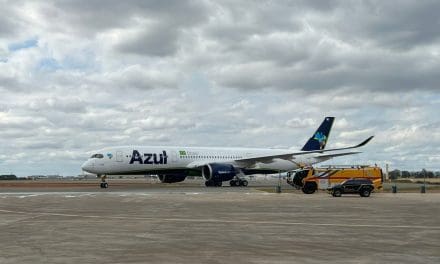 Chega em Campinas o primeiro avião Airbus A350 da Azul