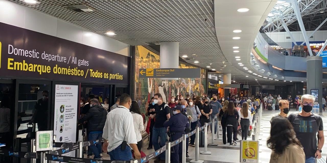 Pernambuco já opera com 94% do volume de passageiros pré-pandemia