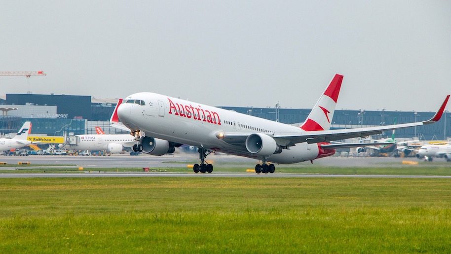 Austrian Airlines planeja atingir 120% dos níveis pré-covid