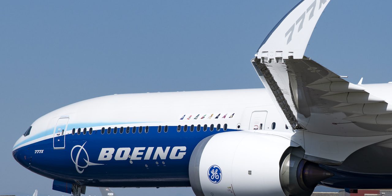 Boeing adia estreia do 777-9 para 2025