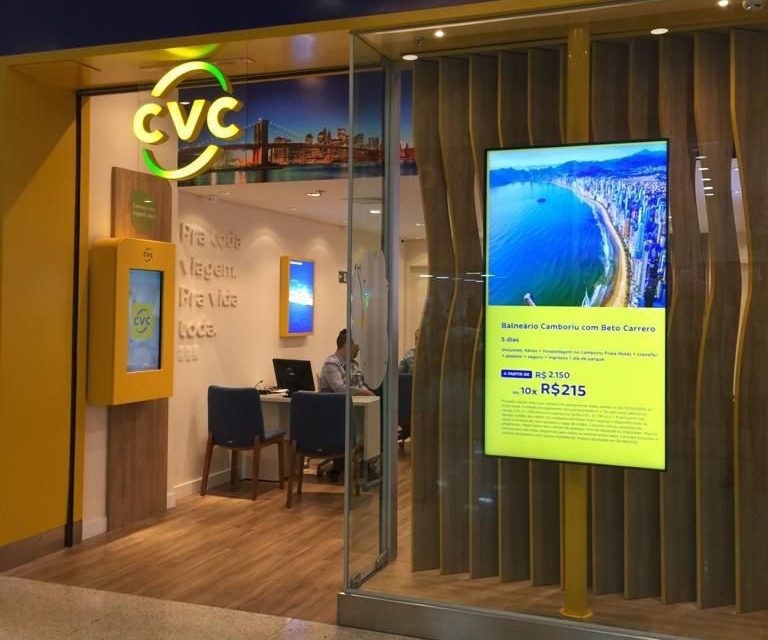 Novo modelo de loja da CVC estreia em Salvador (BA)