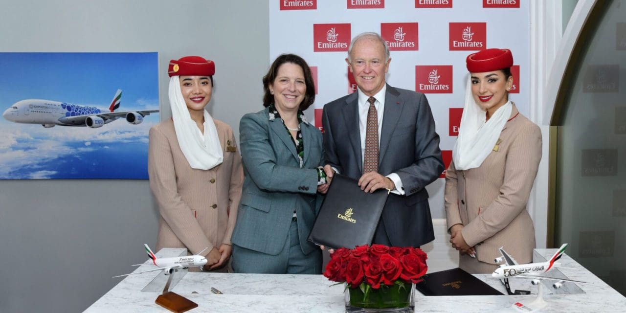 Emirates conclui testes de motor em solo com combustível de aviação 100% sustentável