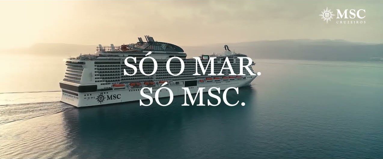 MSC lança sua nova campanha publicitária: “Só o mar. Só MSC”