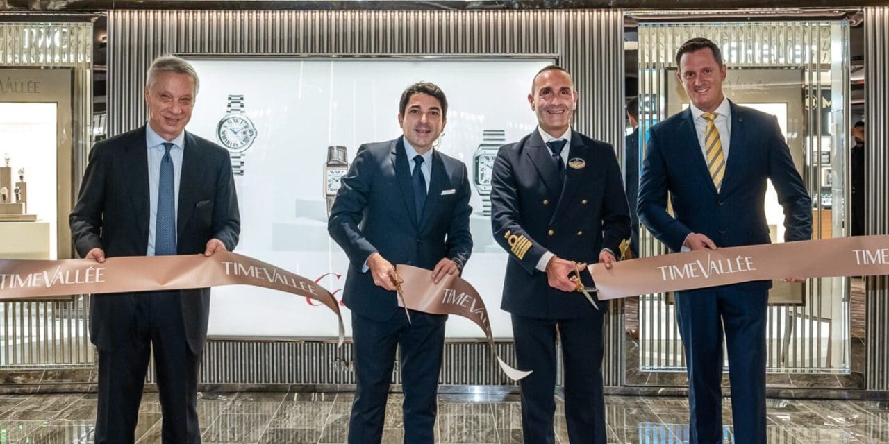 Luxo em alto-mar: MSC Seascape apresenta primeira boutique TimeVallée dos mares