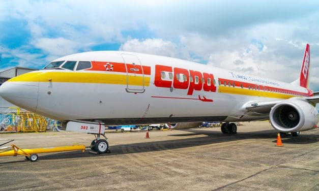 Copa Airlines celebra 75 anos com pintura em aeronave