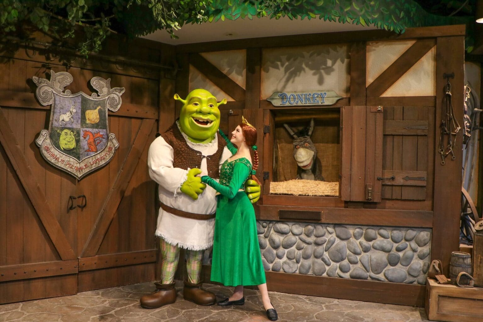 Retorno do encontro com Shrek e Burro ao Universal Studios em Orlando