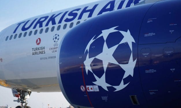 Turkish Airlines projeta aeronave temática da UEFA Champions League