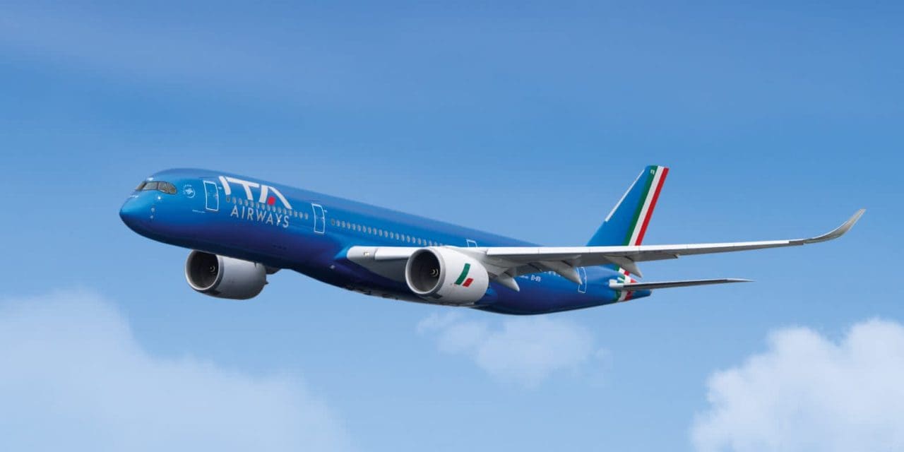 Ita Airways aumenta as conexões ente São Paulo e Roma
