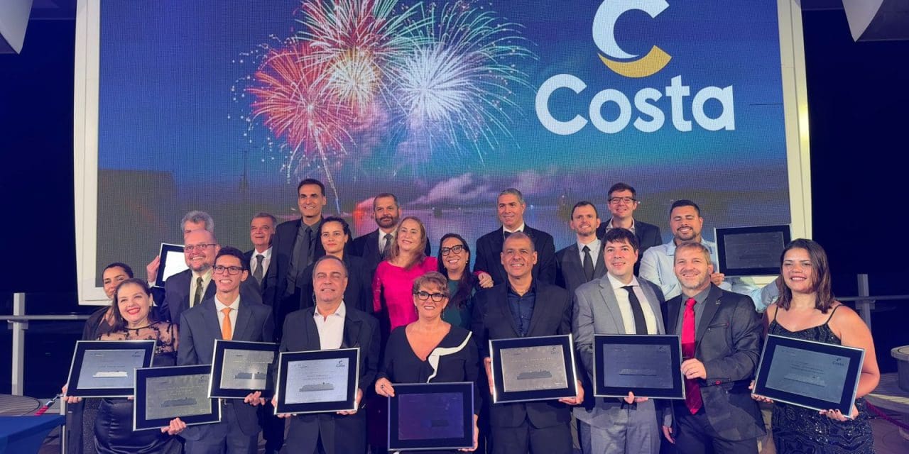 Conheça os premiados da convenção promovida pela Costa Cruzeiros