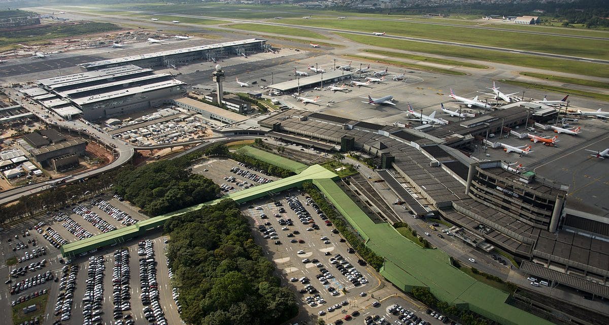 Mais de 3,28 milhões de passageiros viajaram pelo GRU Airport