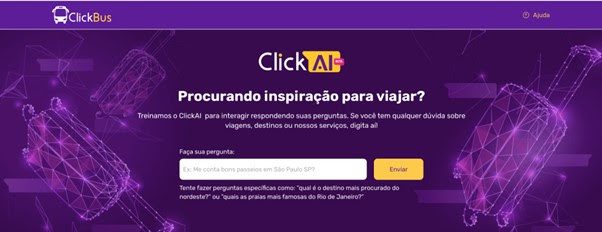 ClickAI: ClickBus cria ferramenta de AI para guiar turistas