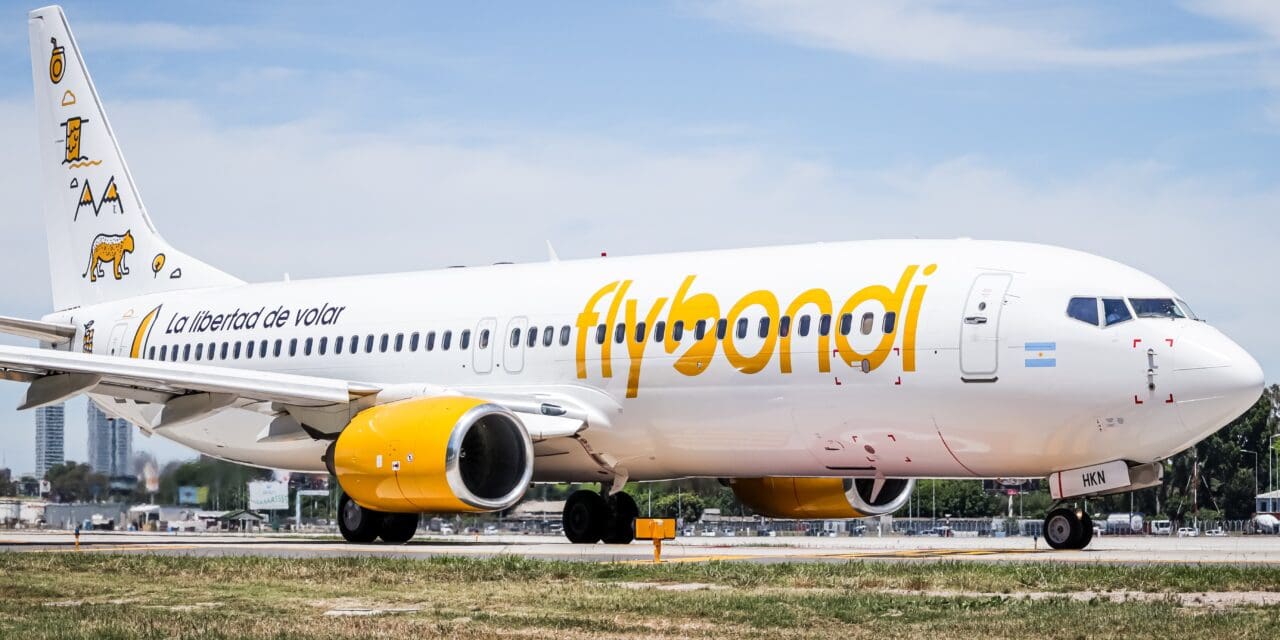 Em julho, Flybondi aumenta frequências de voos para o Brasil