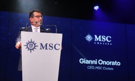 Gianni Onorato, da MSC, dedica sucesso aos colaboradores