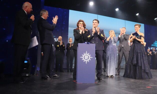 Confira fotos da inauguração do MSC Euribia