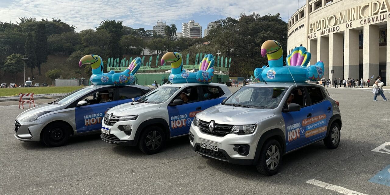 Hot Park faz campanha com carros tematizados