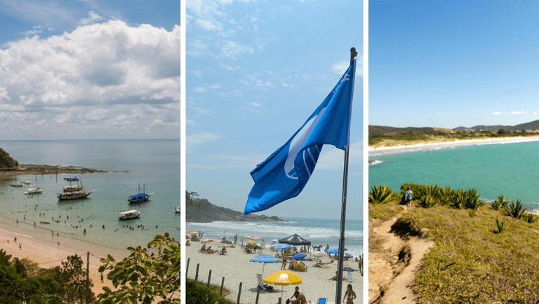 Praias brasileiras com selo Bandeira Azul estão no top 10 da América Latina