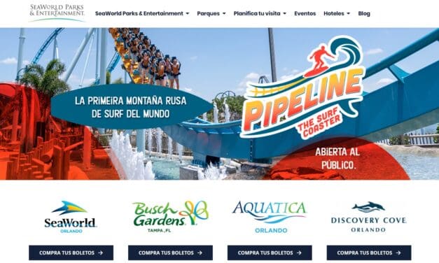 SeaWorld lança site em espanhol