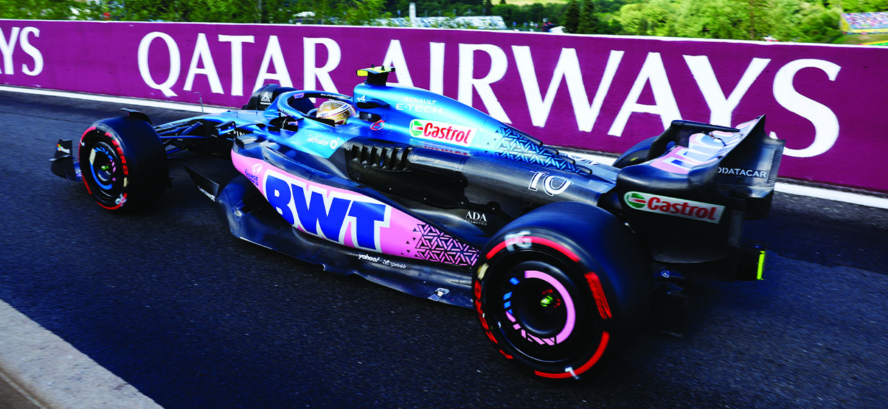 Qatar Airways é parceira oficial da equipe de F1(R) BWT Alpine