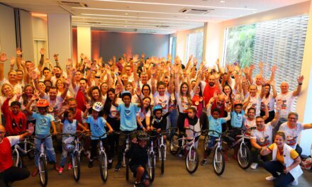 Affinity reforça união e doa bicicletas à instituição carente em convenção