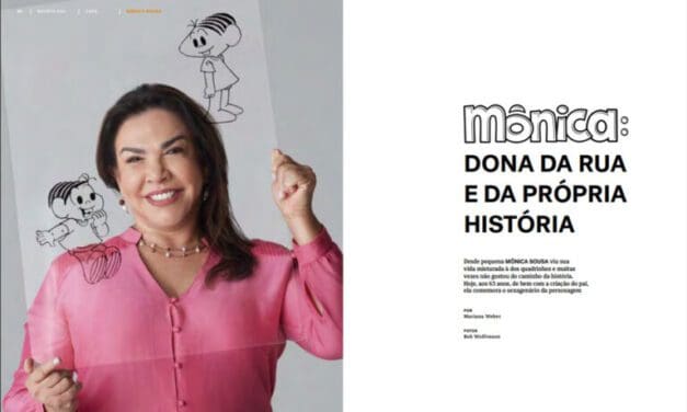 Gol lança revista com entrevista com Mônica Sousa