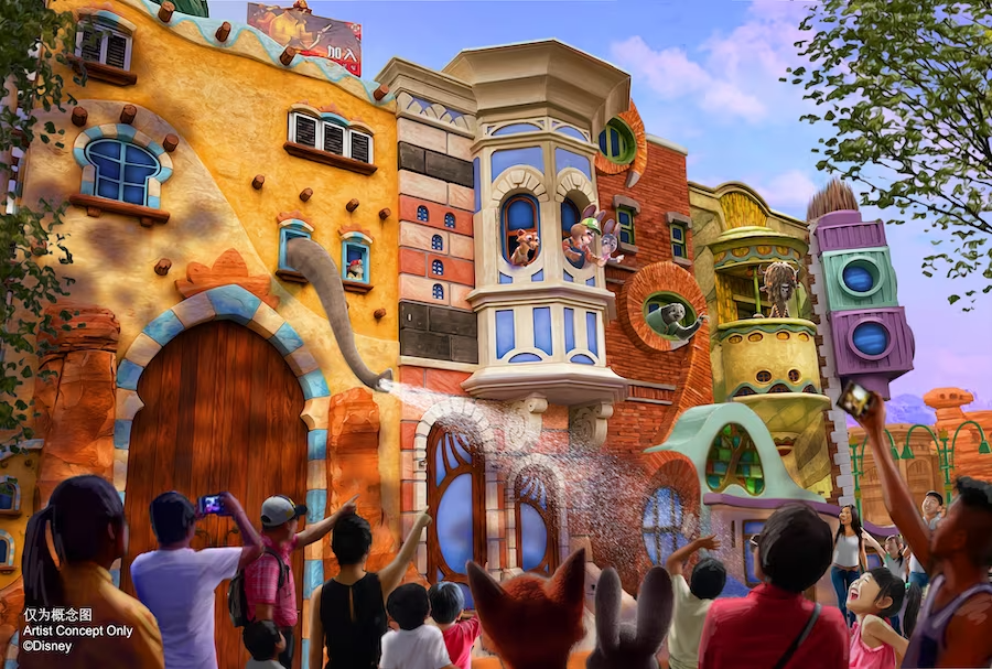 Área de Zootopia estrea no Shanghai Disney Resort em dezembro