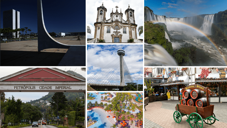 Conheça os oito destinos mais queridos pelo brasileiros
