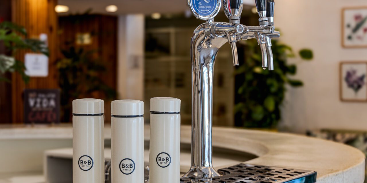 B&B Hotels instala filtros de água em unidades para zerar o uso de plástico